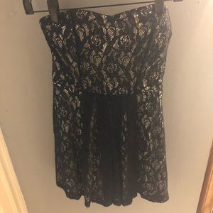 Strapless Lace Dress